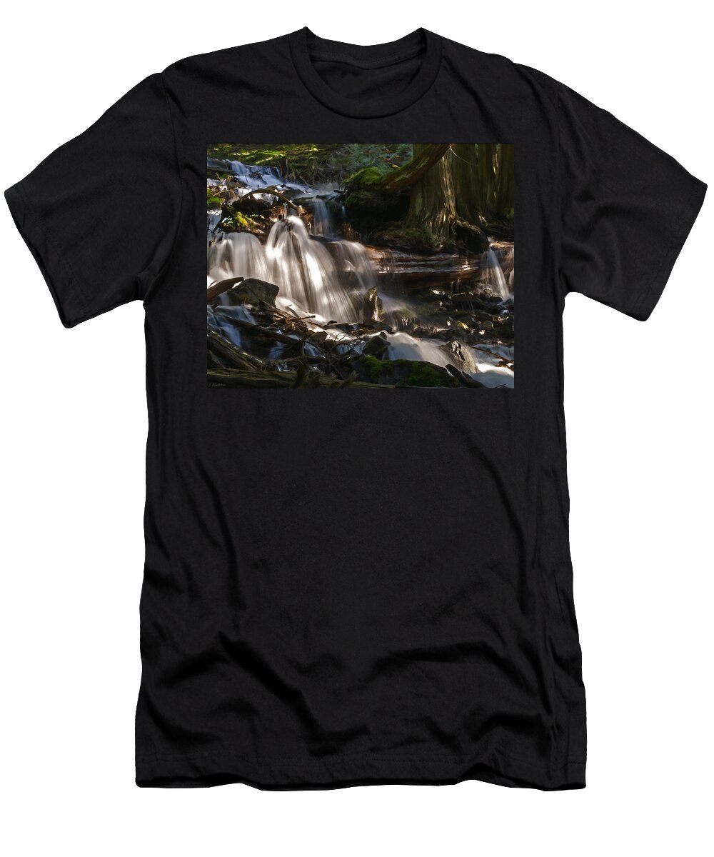 Life Begins To Flow T-Shirt featuring the photograph Life Begins To Flow by Jordan Blackstone