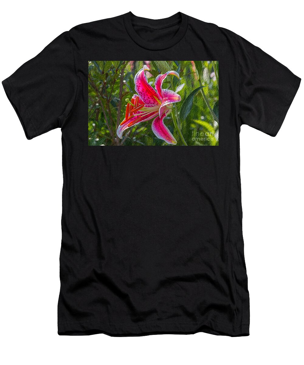 Lily T-Shirt featuring the photograph Lily by Bernd Laeschke