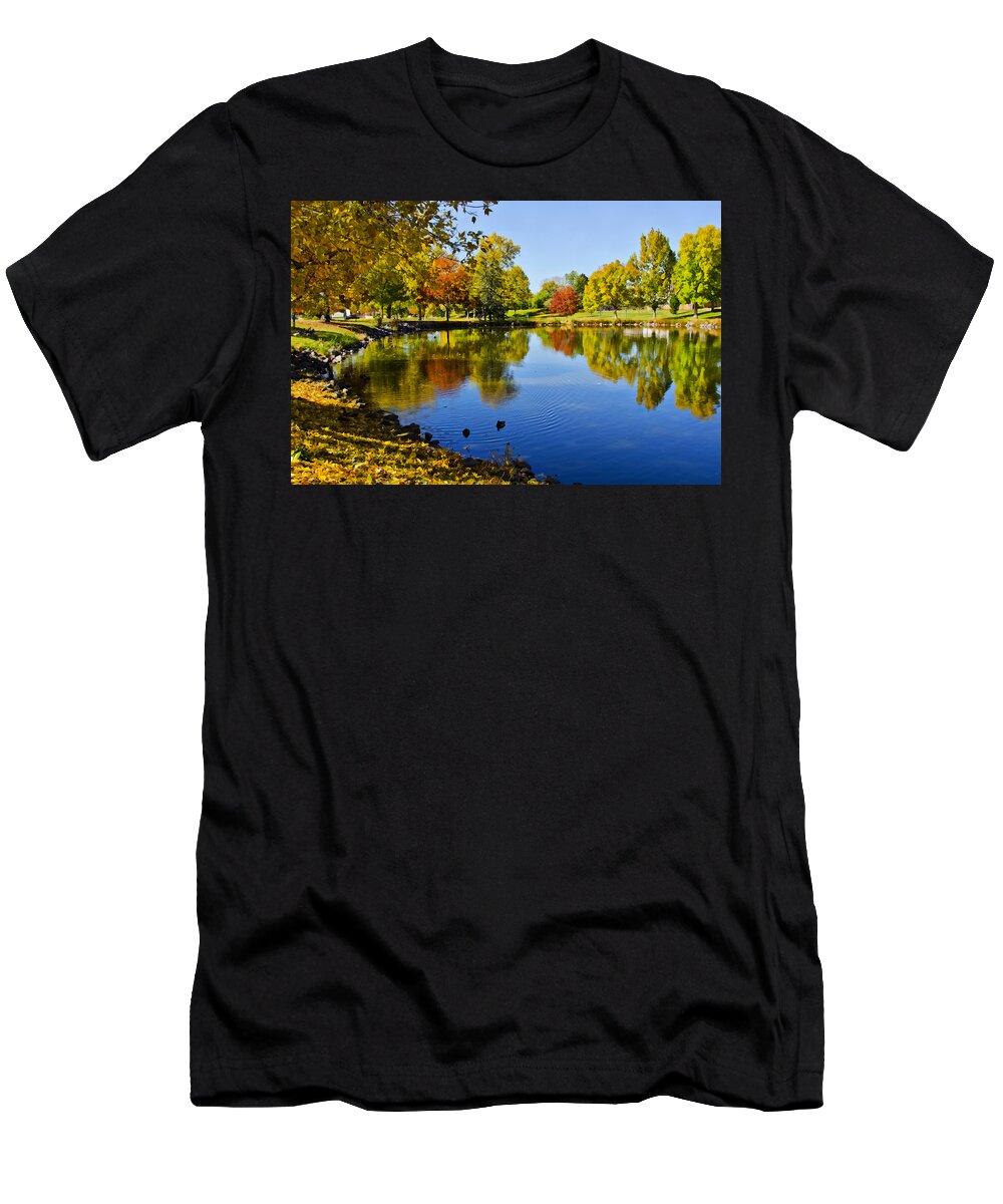 Colorado T-Shirt featuring the photograph Littleton Pond 1 by Angelina Tamez