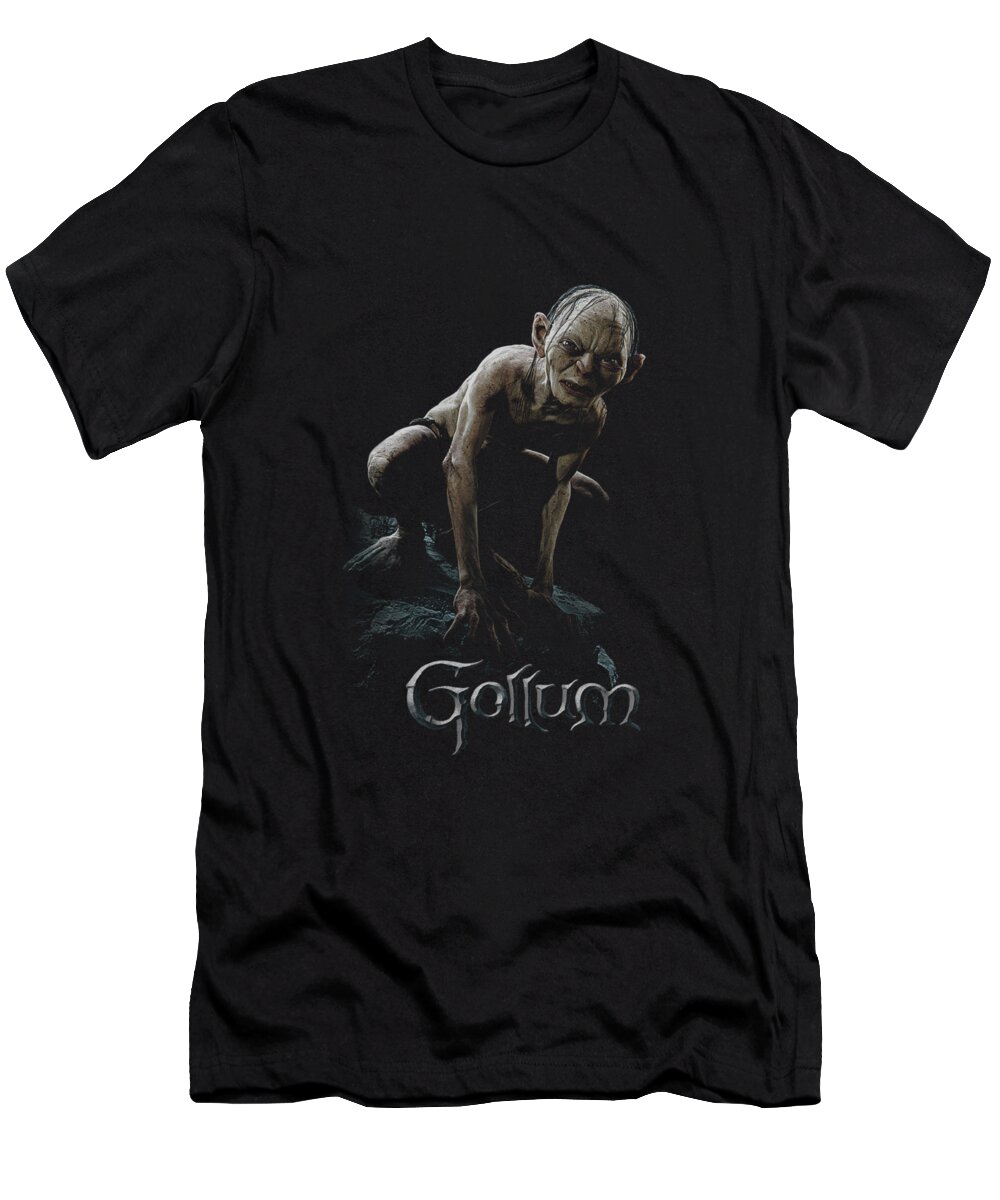  T-Shirt featuring the digital art Lor - Gollum by Brand A