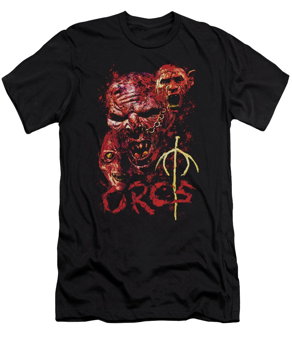  T-Shirt featuring the digital art Lor - Orcs by Brand A