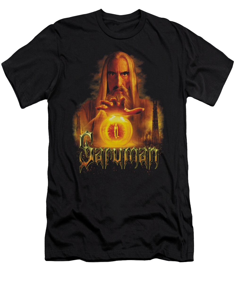  T-Shirt featuring the digital art Lor - Saruman by Brand A