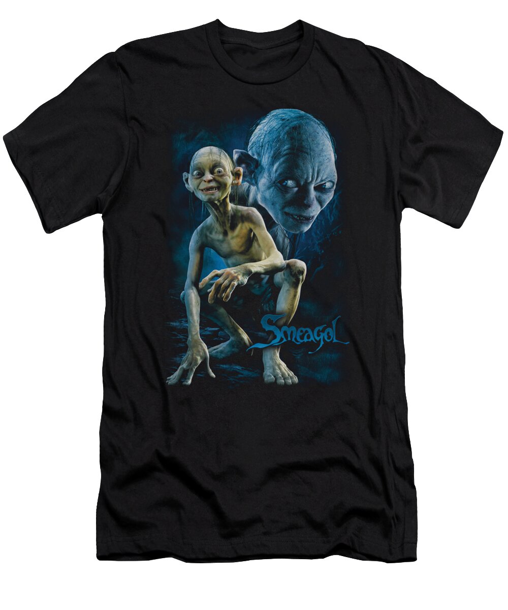  T-Shirt featuring the digital art Lor - Smeagol by Brand A