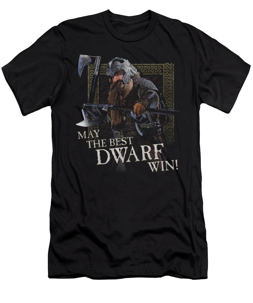  T-Shirt featuring the digital art Lor - The Best Dwarf by Brand A