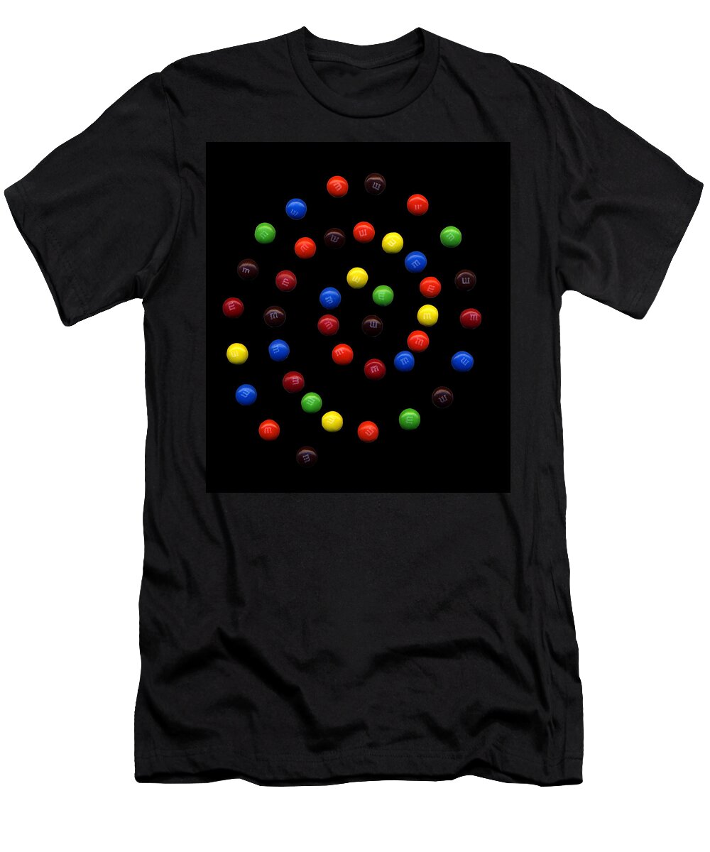 M T-Shirt featuring the photograph M and M candy 3 by Marilyn Hunt