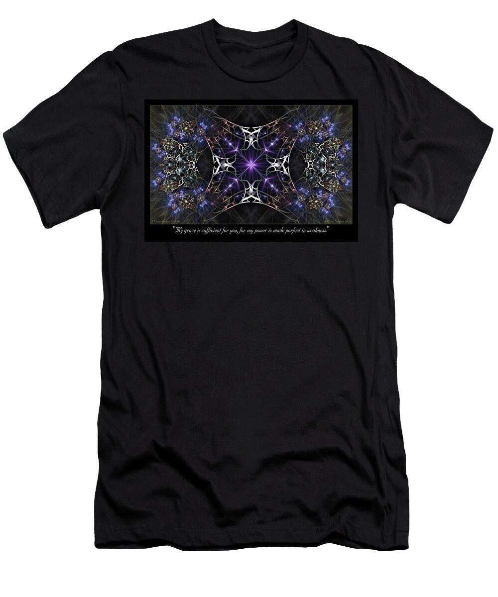 Fractal T-Shirt featuring the digital art Made Perfect by Missy Gainer