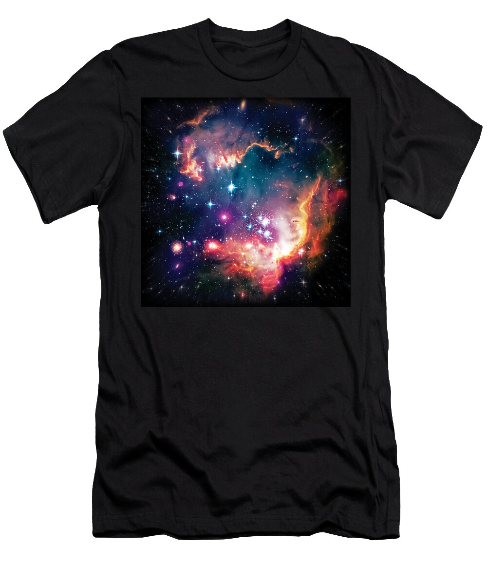 Universe T-Shirt featuring the photograph Magellanic Cloud 1 by Jennifer Rondinelli Reilly - Fine Art Photography