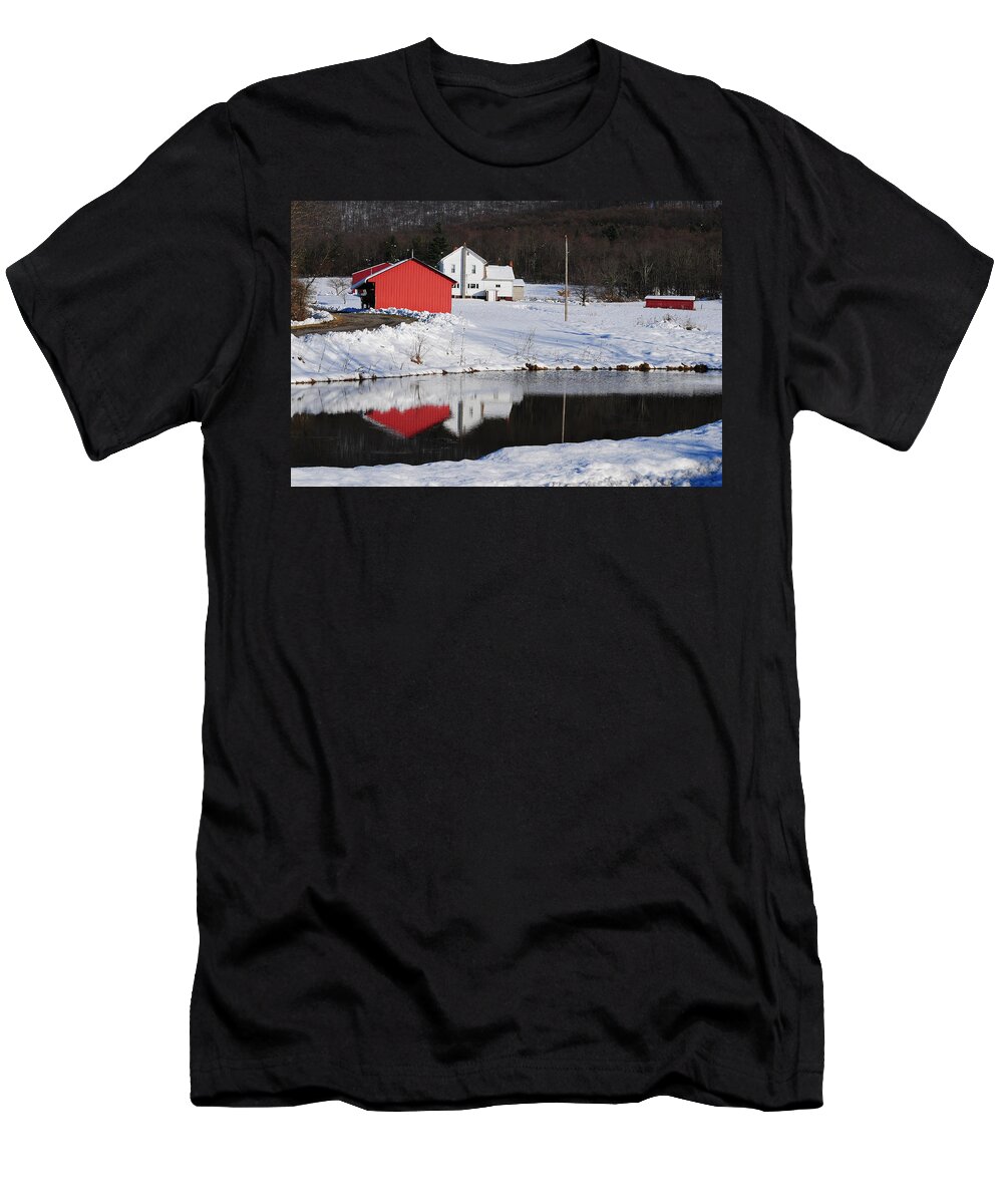 Landscape T-Shirt featuring the photograph Magnetic Reflection by Jack Harries