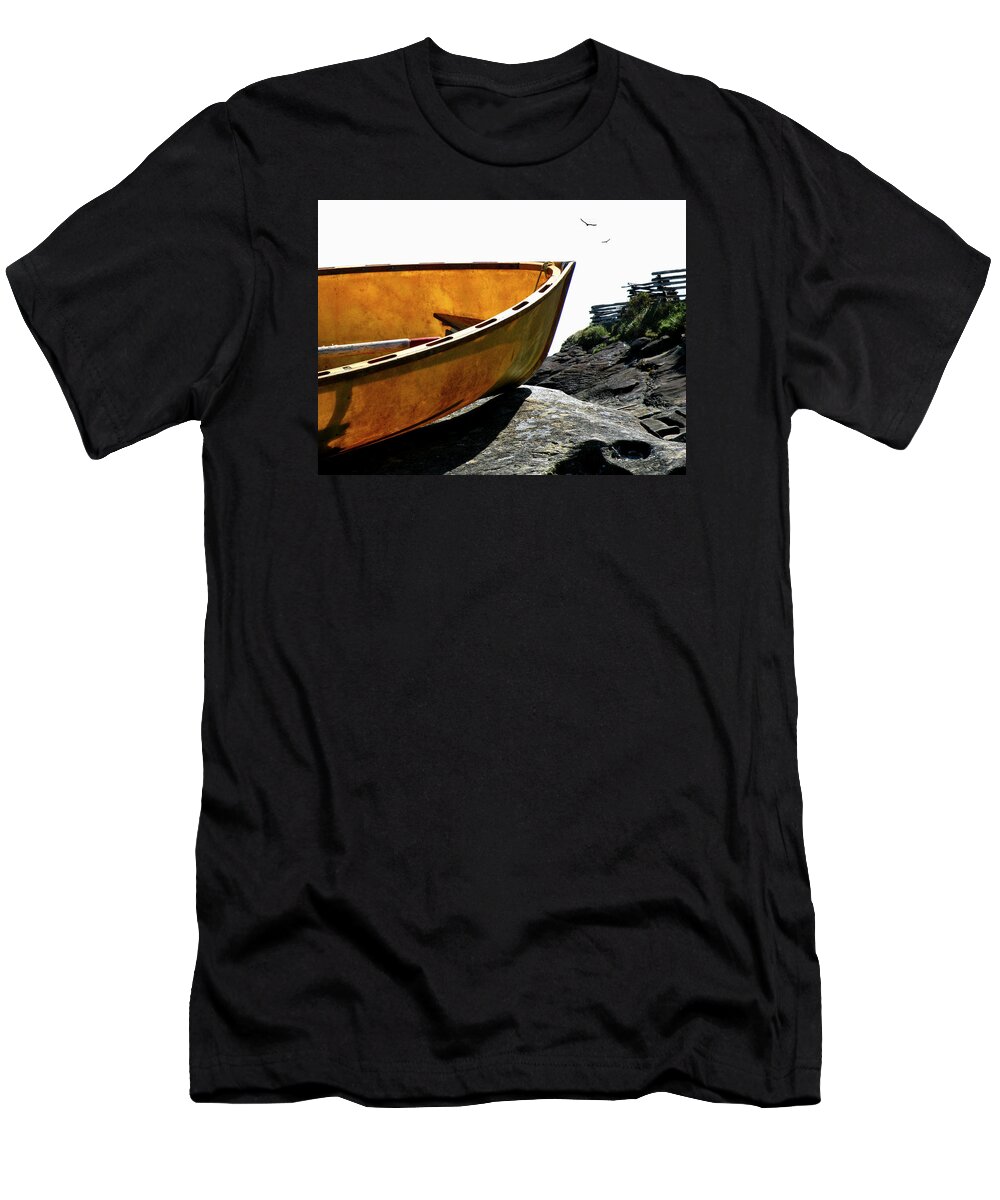 Marooned T-Shirt featuring the photograph Marooned by Micki Findlay