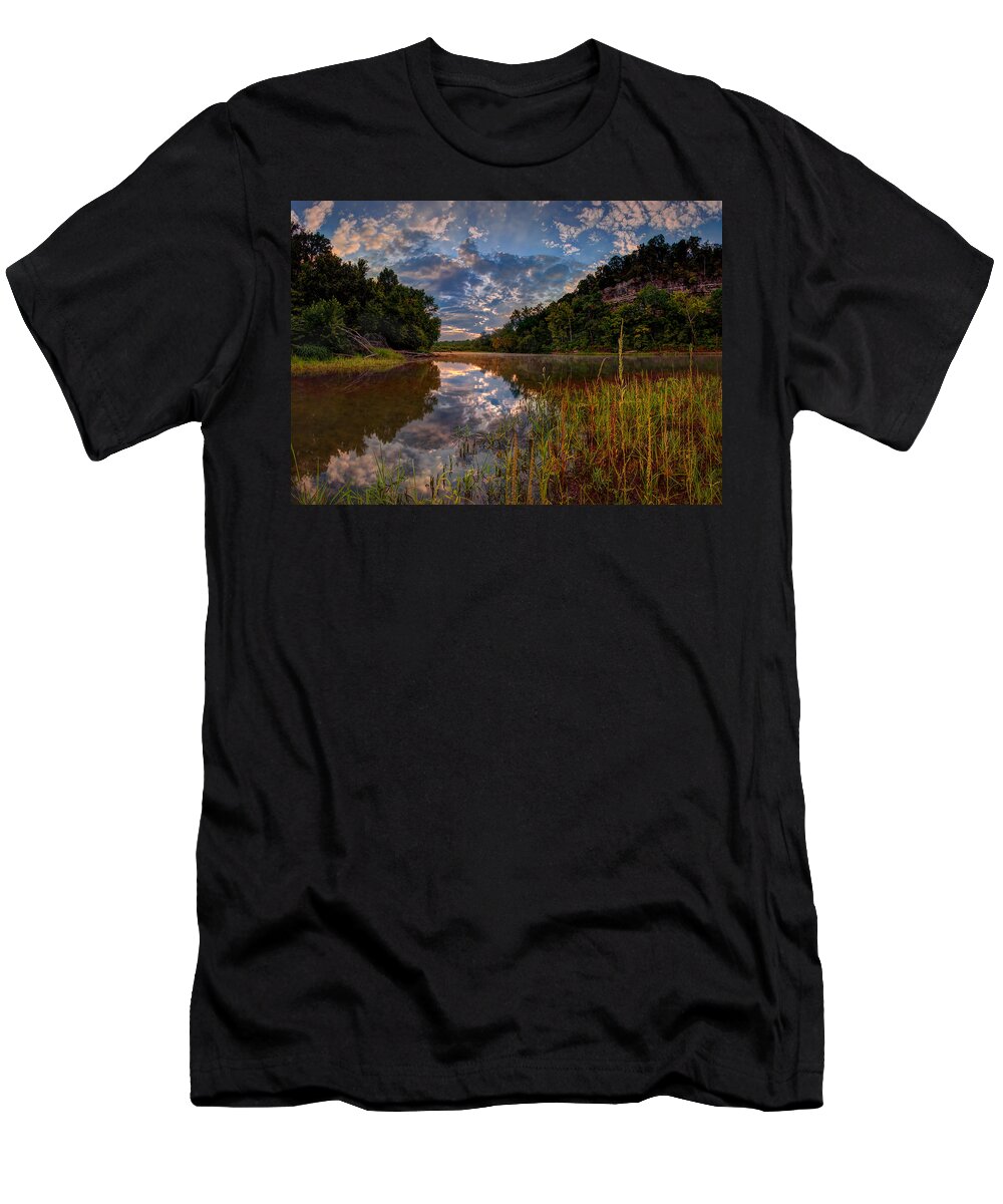 2012 T-Shirt featuring the photograph Meramec River by Robert Charity