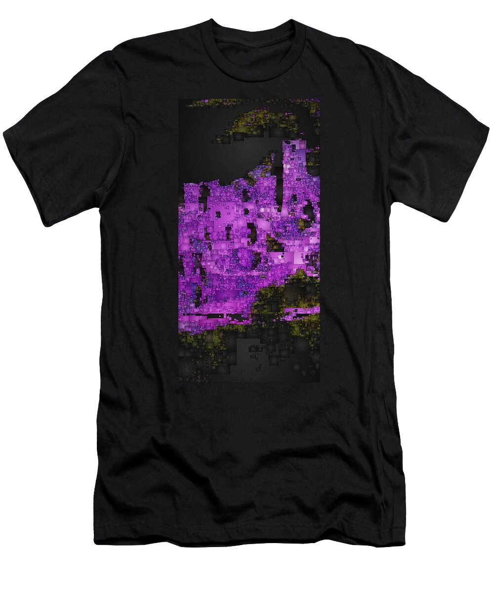 Digital T-Shirt featuring the digital art Mesa Verde Study 1 by David Hansen