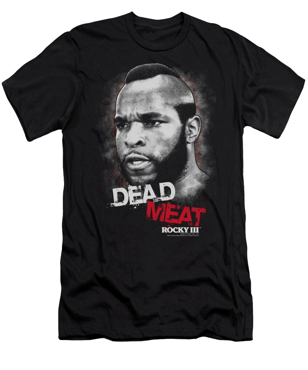 Rocky Iii T-Shirt featuring the digital art Mgm - Rocky IIi - Dead Meat by Brand A