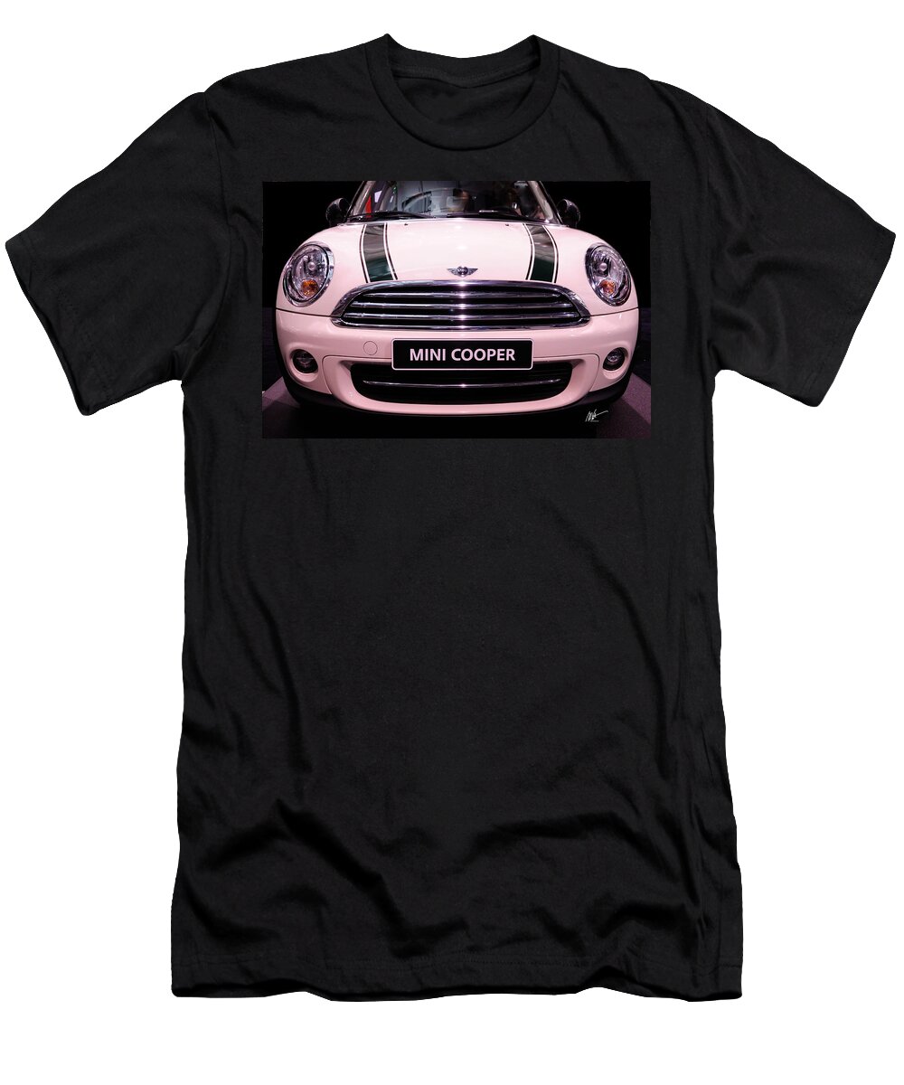 Mini Cooper T-Shirt featuring the photograph Mini Cooper by Mark Valentine