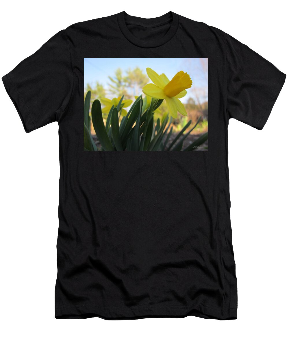 Daffodils T-Shirt featuring the photograph Mini Daffodils by MTBobbins Photography