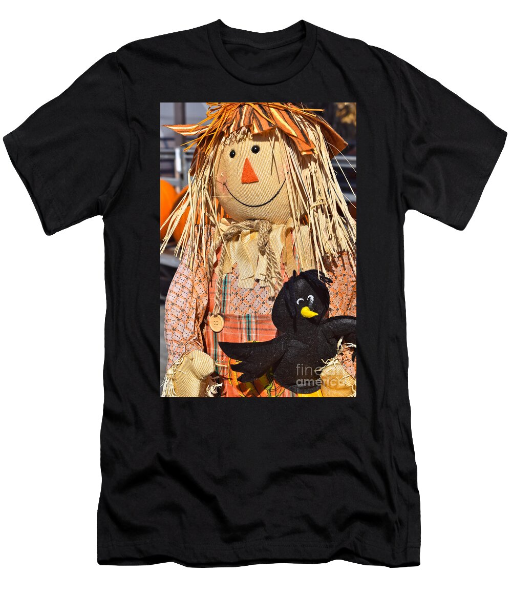 Country T-Shirt featuring the photograph Miss pumpkin by PatriZio M Busnel