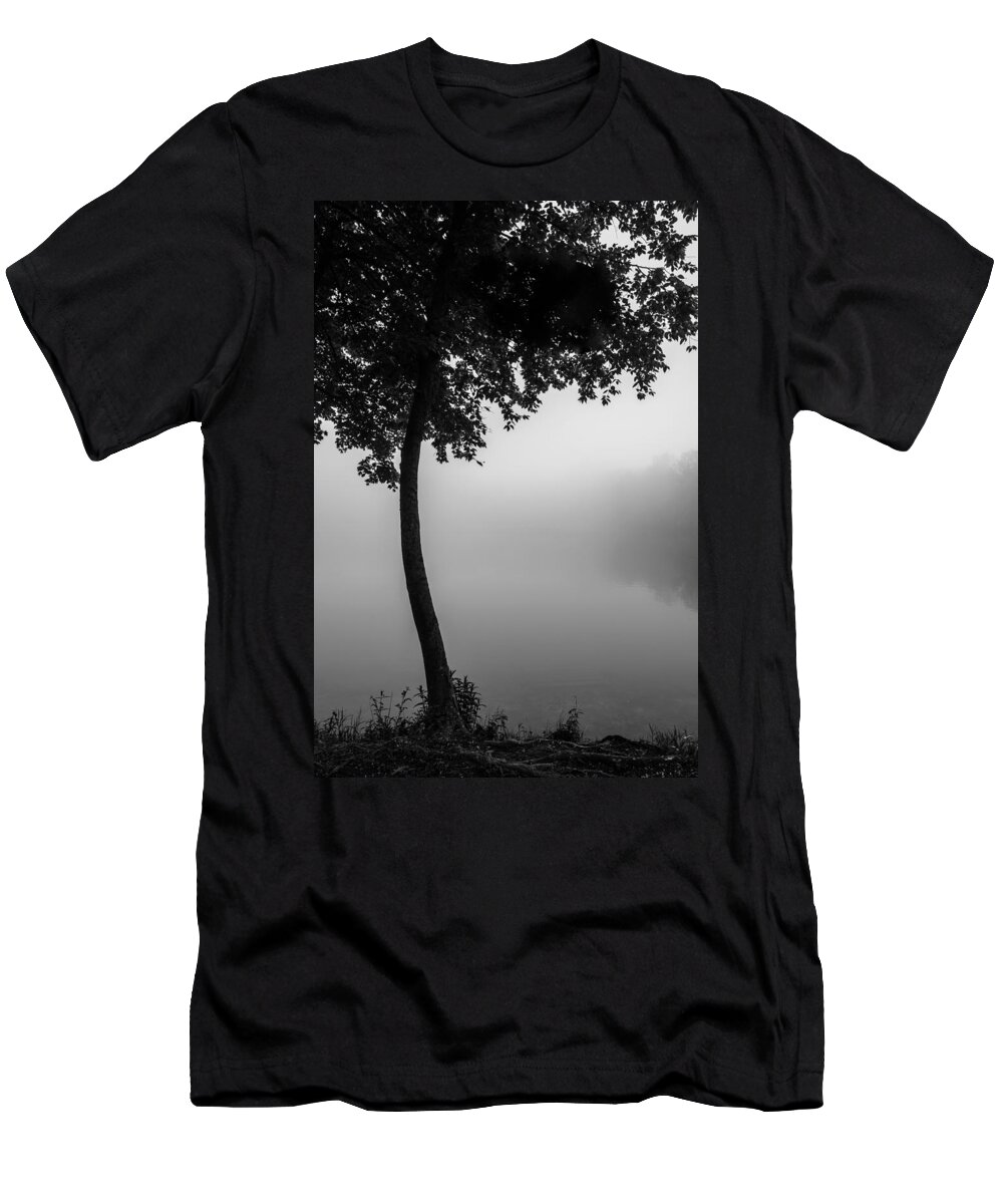  T-Shirt featuring the photograph Mist and Serenity by Mark Rogers