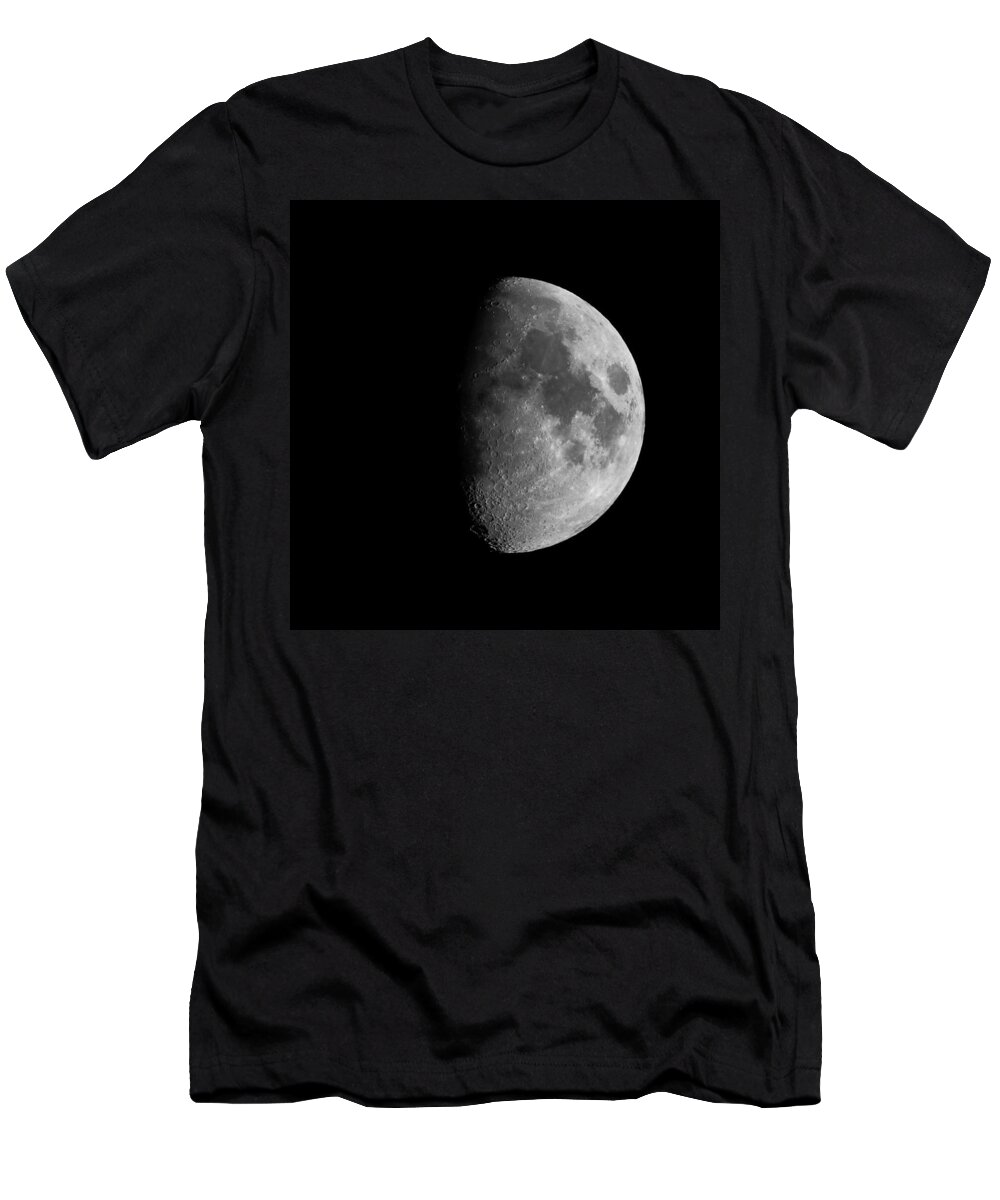 Moon T-Shirt featuring the photograph Moon Nov 30 2014 by Ernest Echols