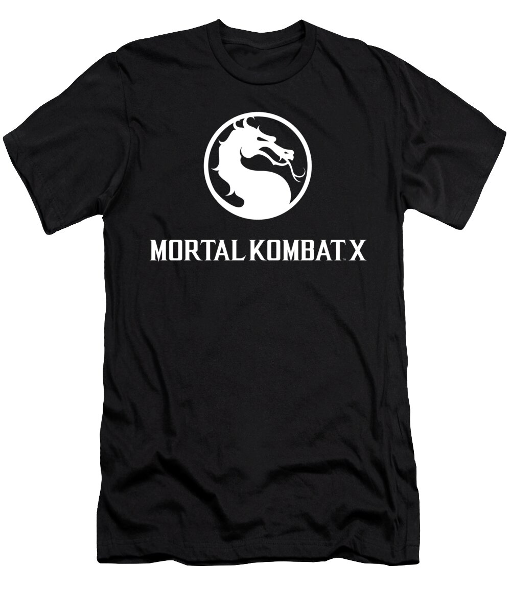  T-Shirt featuring the digital art Mortal Kombat X - Dragon Logo by Brand A