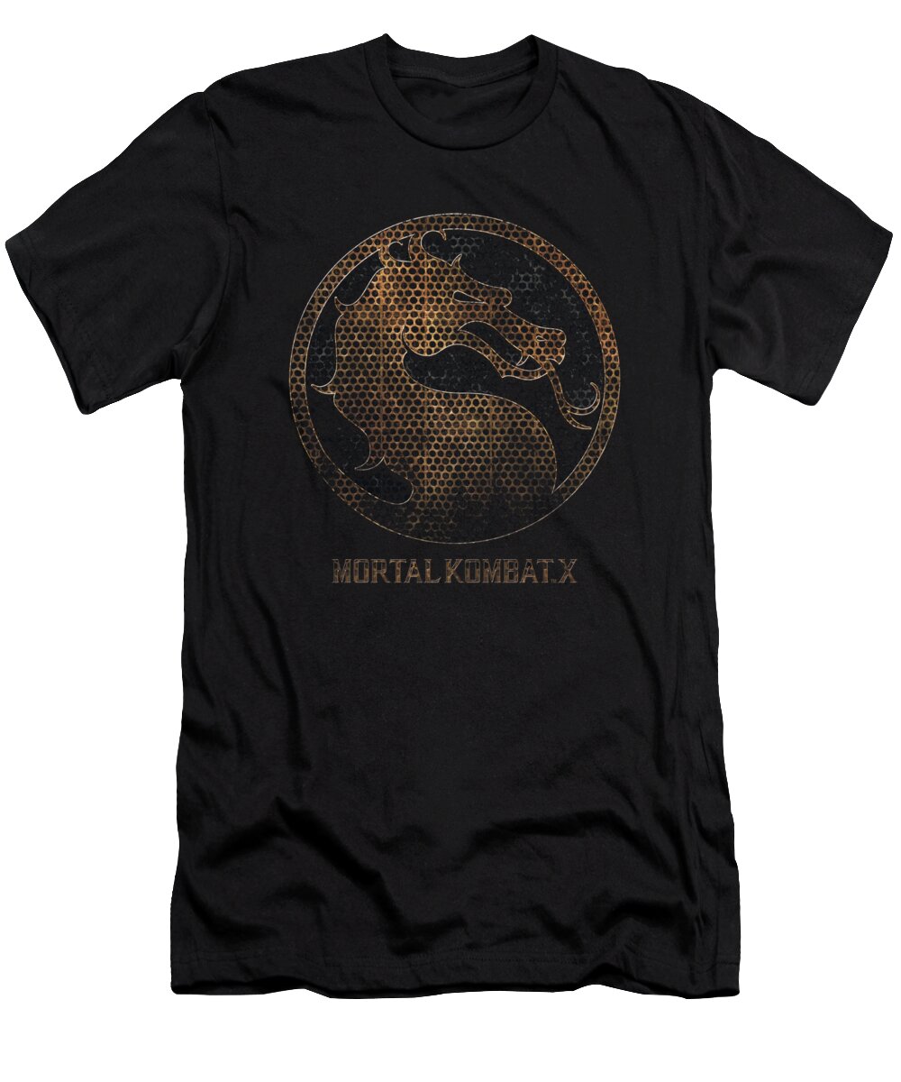  T-Shirt featuring the digital art Mortal Kombat X - Metal Seal by Brand A