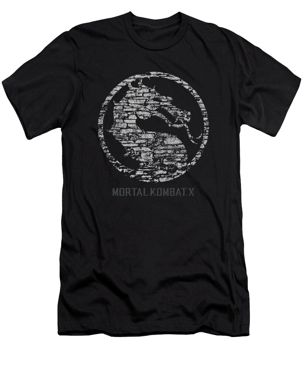  T-Shirt featuring the digital art Mortal Kombat X - Stone Seal by Brand A