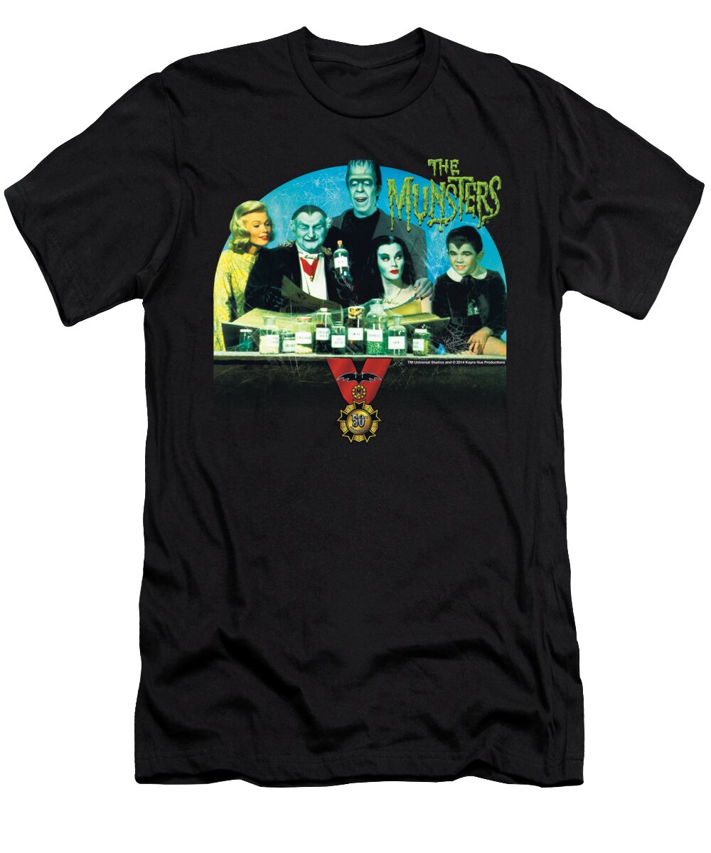  T-Shirt featuring the digital art Munsters - 50 Year Potion by Brand A