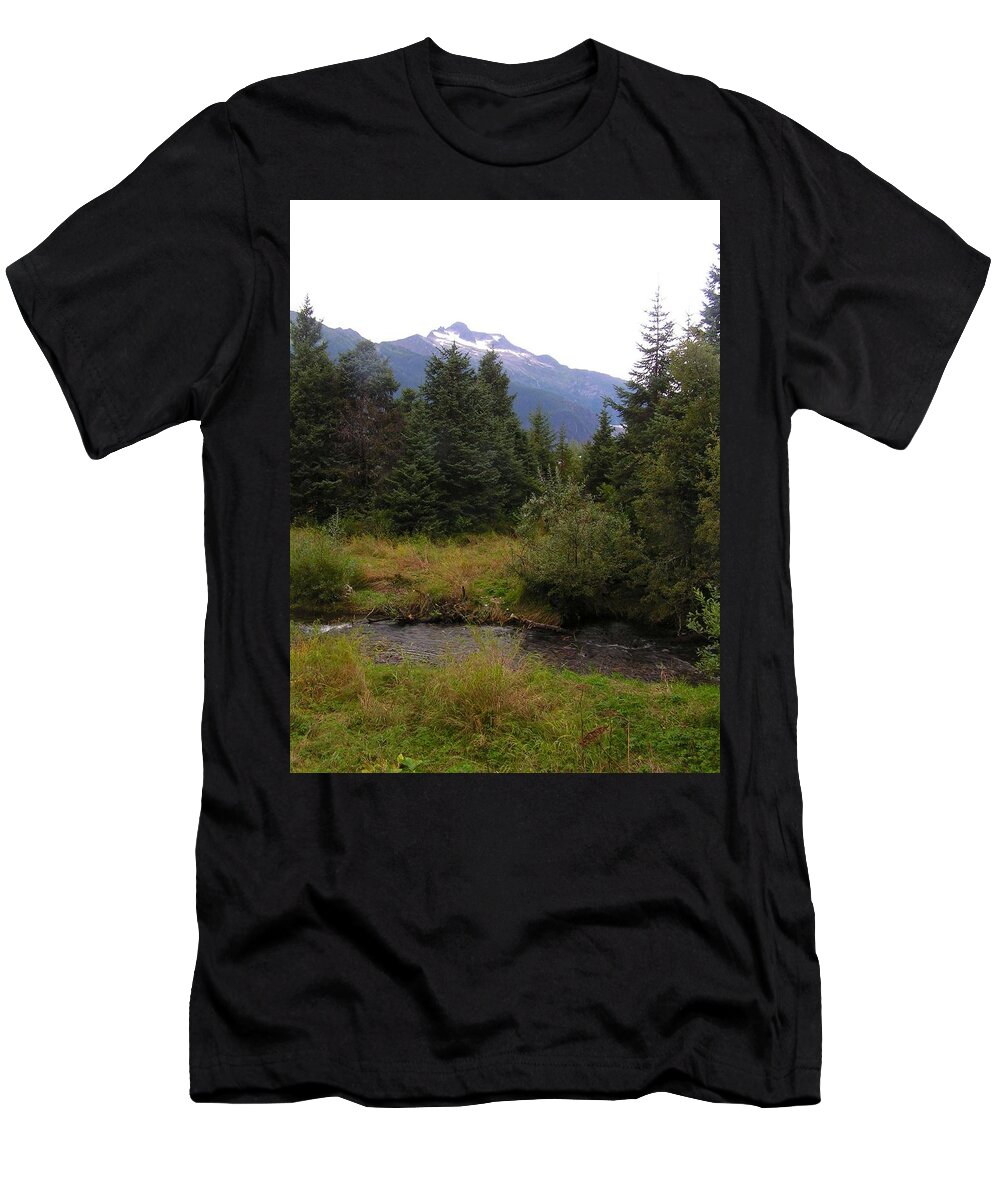 Landscape T-Shirt featuring the photograph My favorite bear watching spot by Annika Farmer
