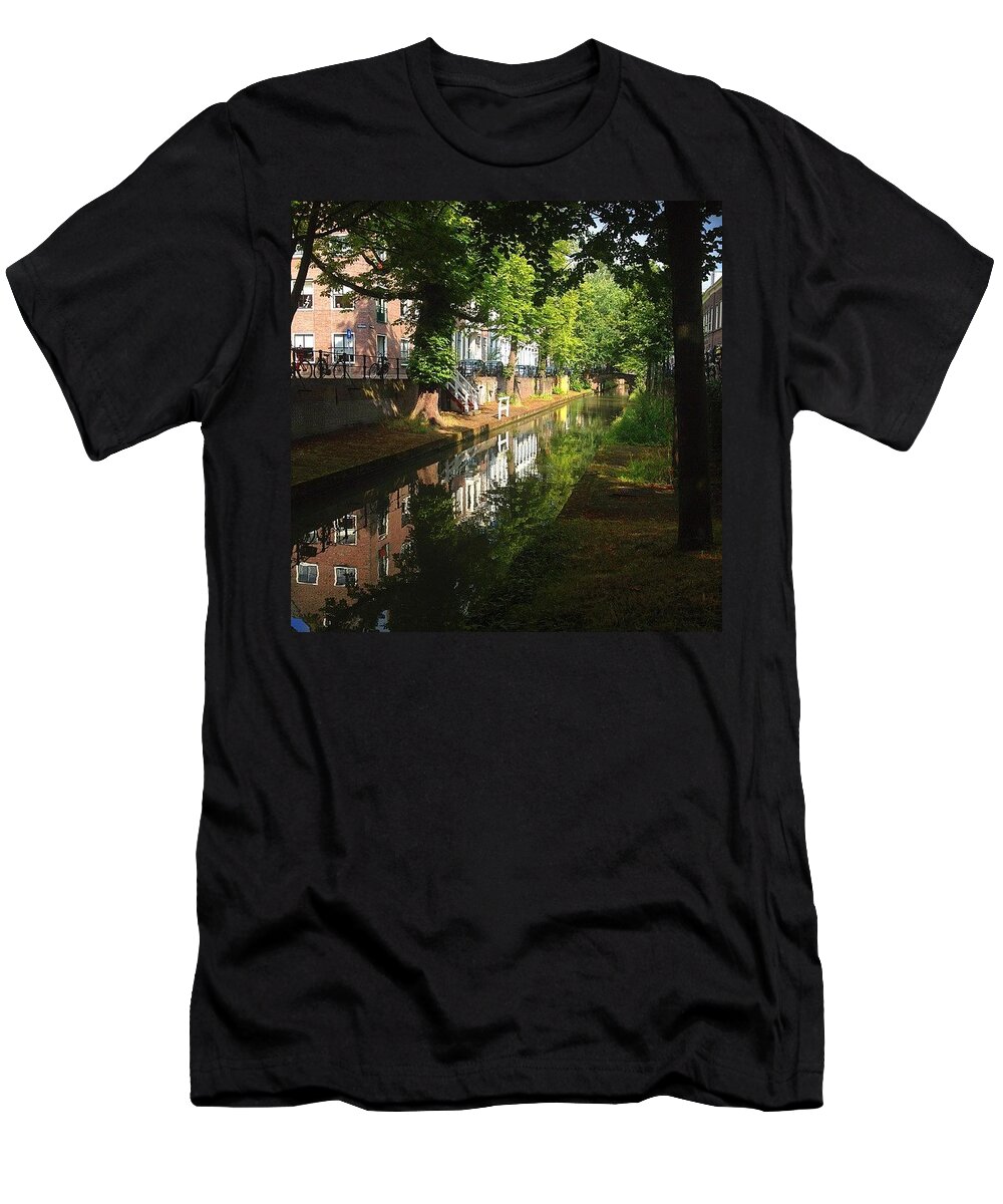 Ig_addiction T-Shirt featuring the photograph My Town Utrecht,Holland by Andre Brands