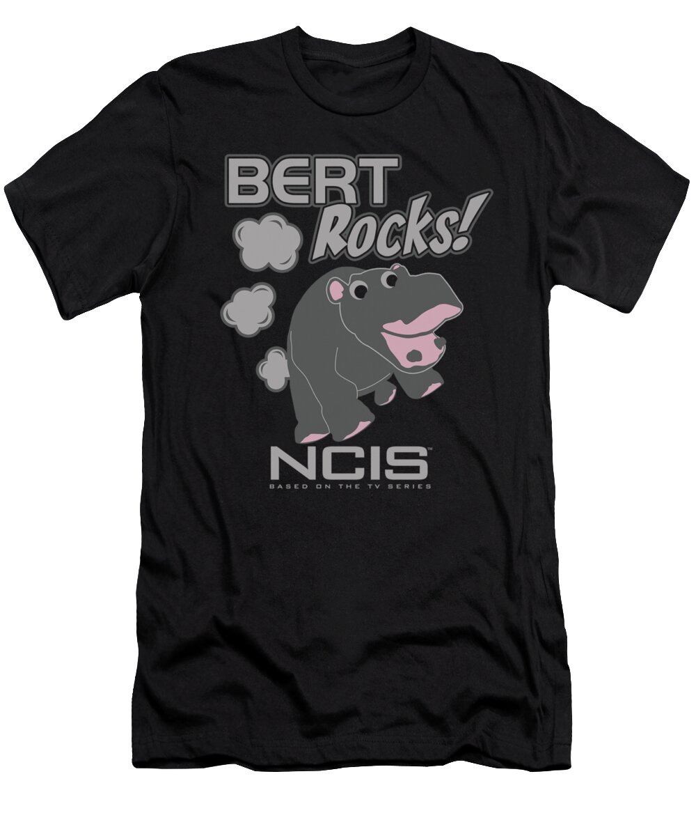 NCIS T-Shirt featuring the digital art Ncis - Bert Rocks by Brand A
