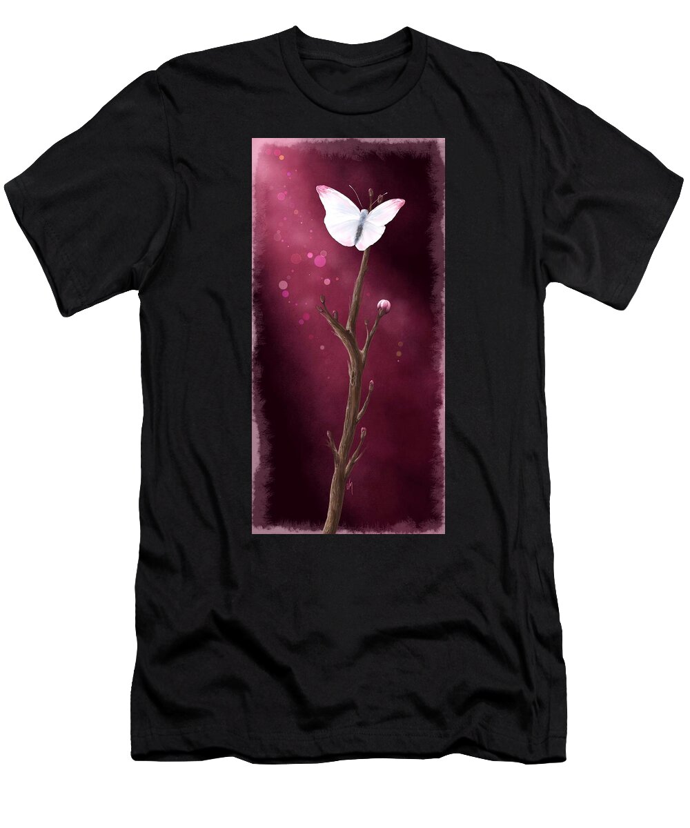 Life T-Shirt featuring the painting New life by Veronica Minozzi