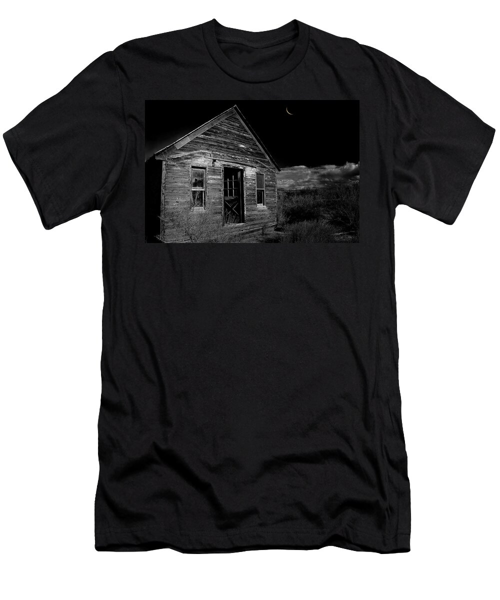 Nocturnal T-Shirt featuring the photograph Night on the Prairie.. by Al Swasey