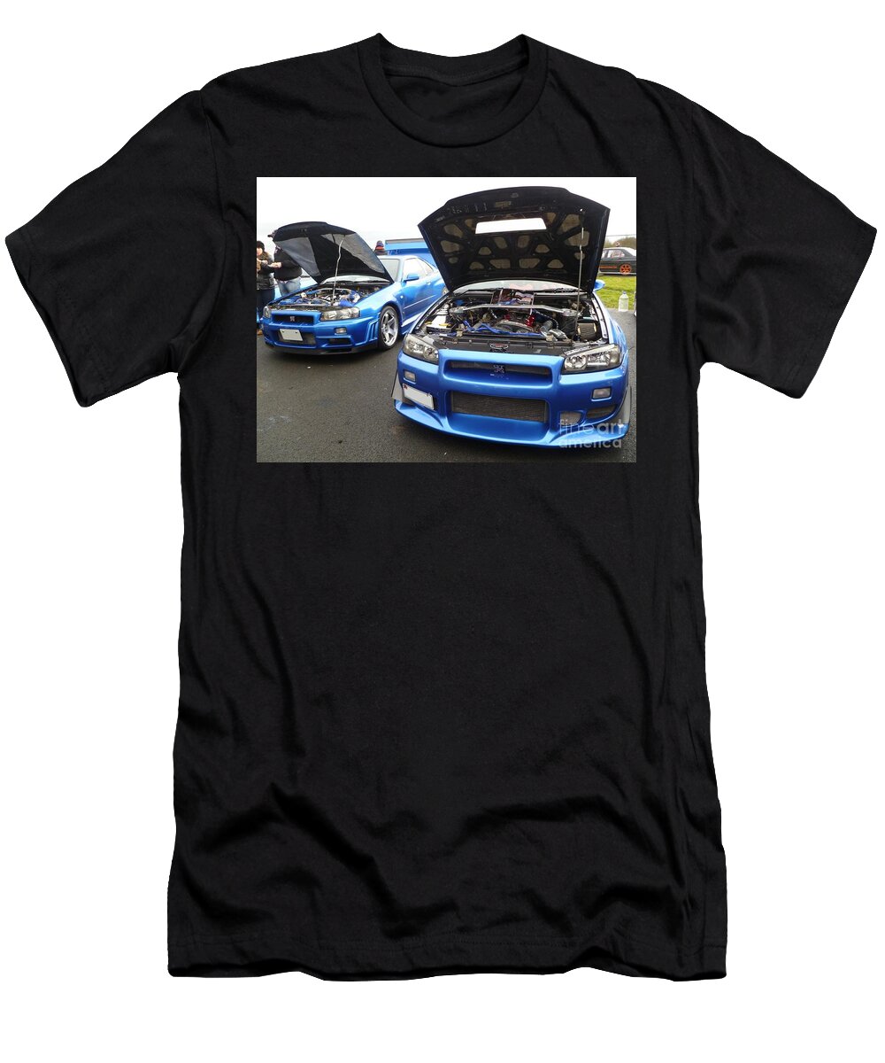 Nissan T-Shirt featuring the photograph Nissan Skylines by Vicki Spindler