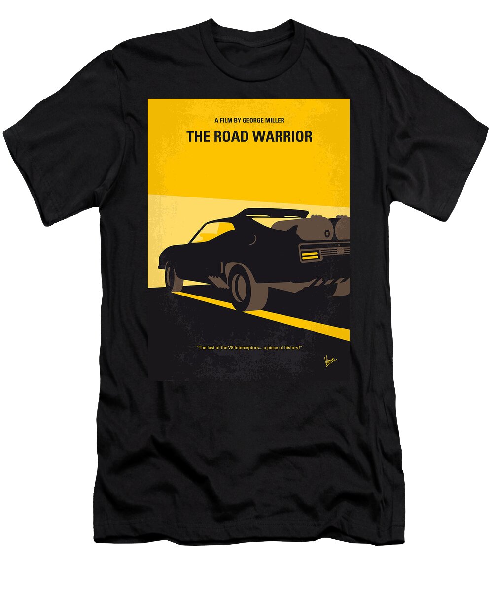 Mad Max 2 Road Warrior T-Shirt featuring the digital art No051 My Mad Max 2 Road Warrior minimal movie poster by Chungkong Art