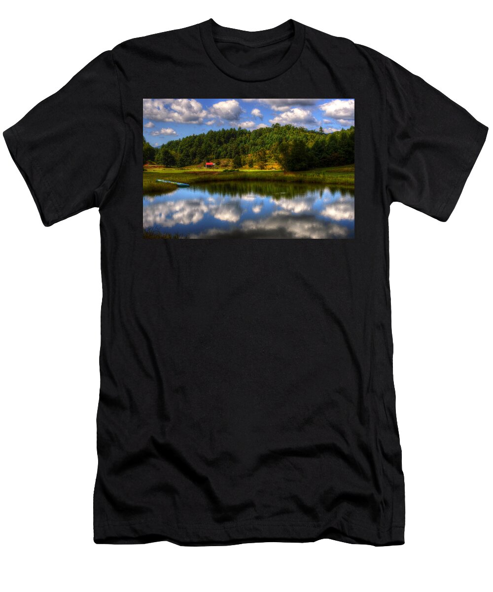 North Carolina T-Shirt featuring the photograph North Carolina Pond by Greg and Chrystal Mimbs