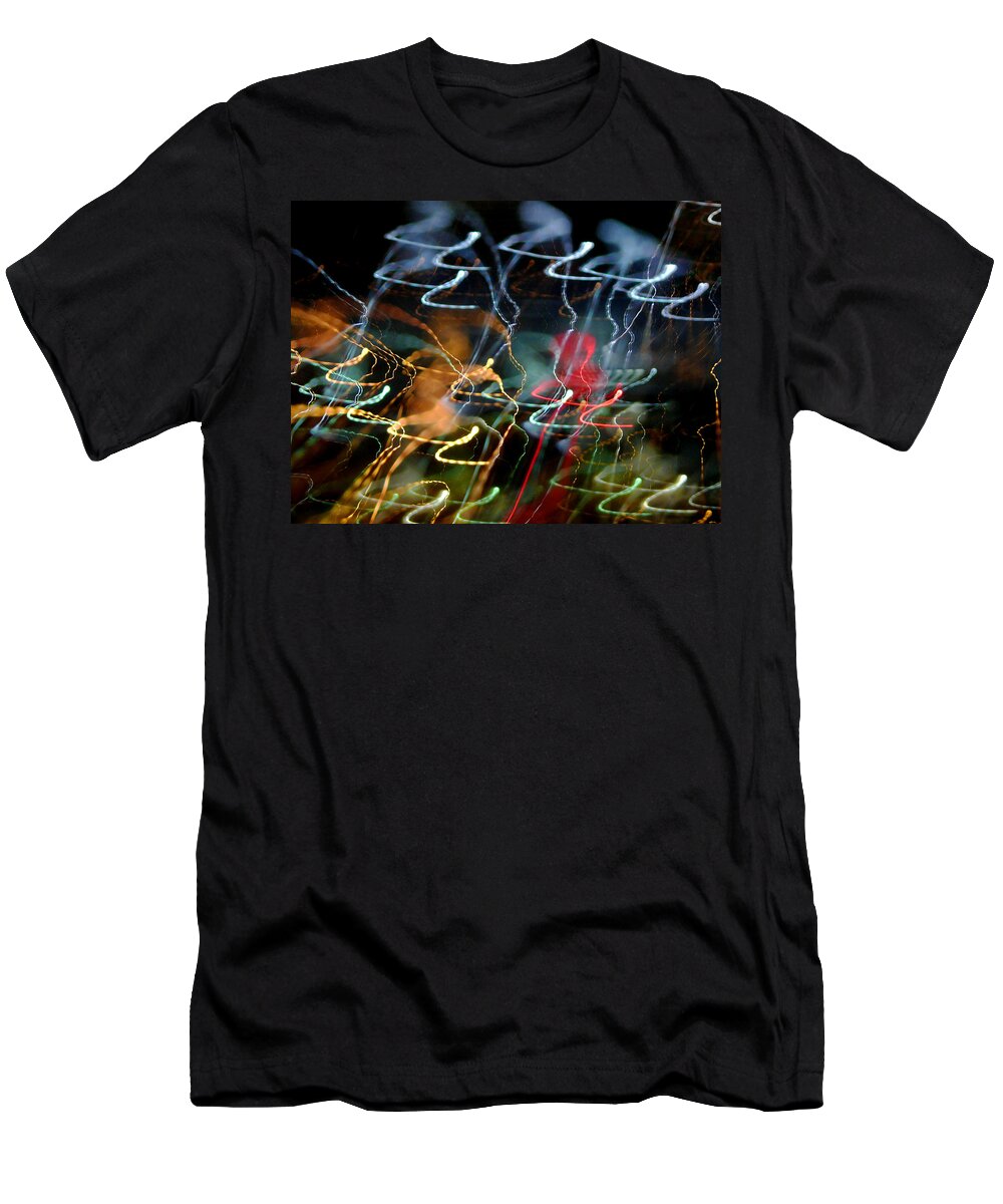 Night Photography T-Shirt featuring the photograph Nucleus by Guillermo Rodriguez