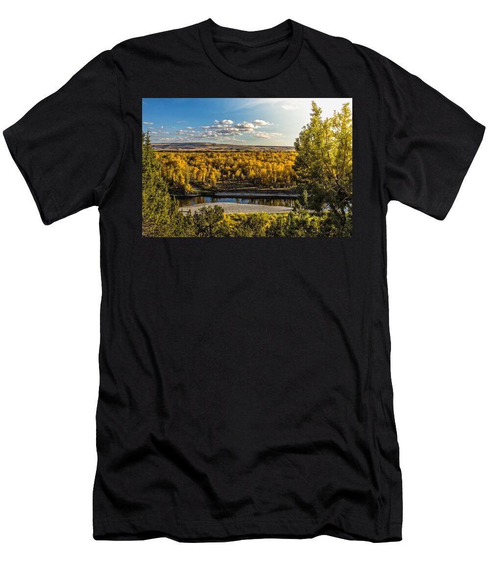 Heise T-Shirt featuring the photograph October In Heise Valley by Yeates Photography