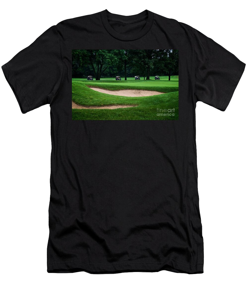 Golf T-Shirt featuring the photograph Off To Golf We Go by Frank J Casella