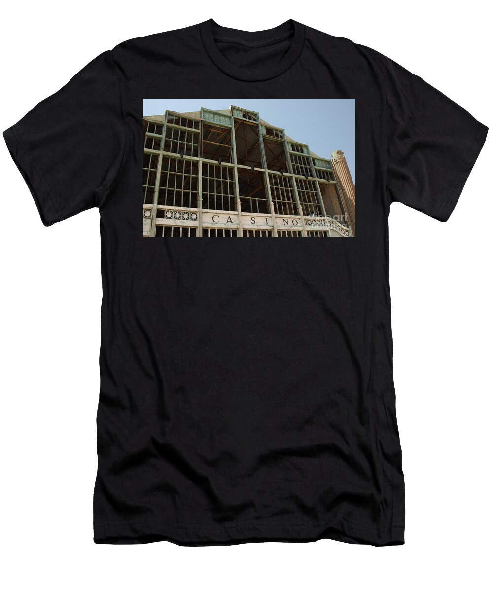 Casino T-Shirt featuring the photograph Old Asbury Park Casino Shell by Anna Lisa Yoder