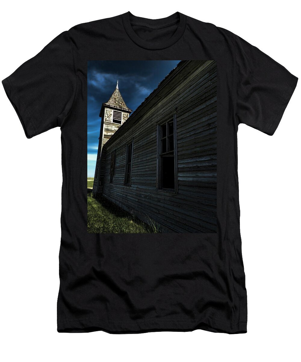 Church T-Shirt featuring the photograph Old church SD1 by Cathy Anderson