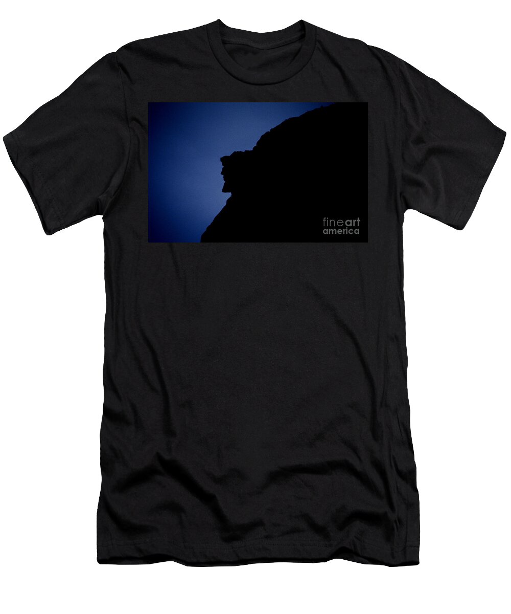 Face T-Shirt featuring the photograph Old Man of the Mountain - Franconia Notch State Park New Hampshire by Erin Paul Donovan