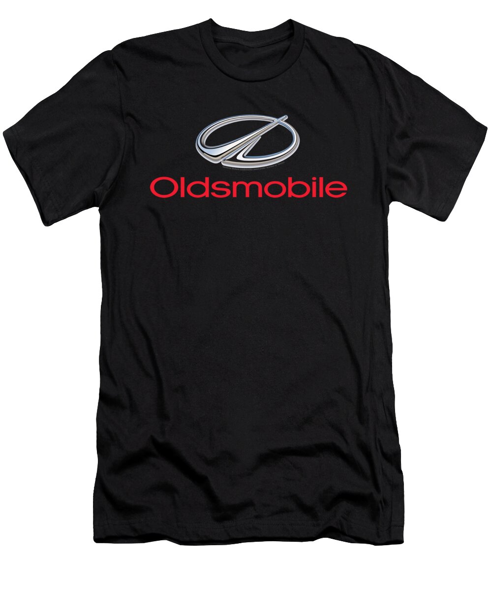  T-Shirt featuring the digital art Oldsmobile - Modern Logo by Brand A