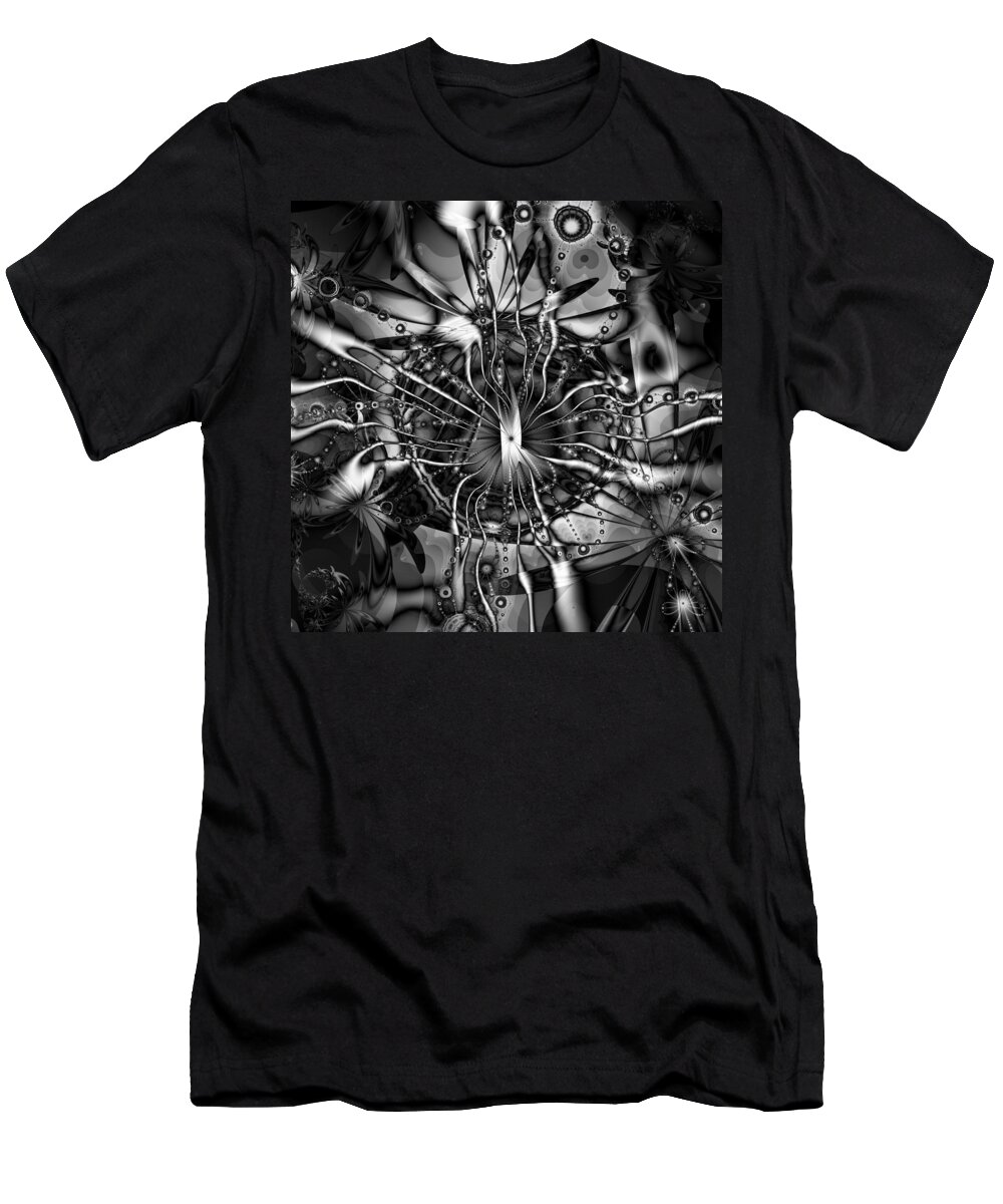 Only At Night T-Shirt featuring the digital art Only at Night by Kiki Art