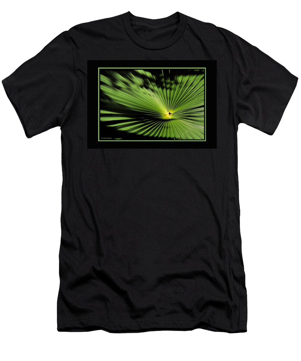 Palmetto Fan Canvas Print T-Shirt featuring the photograph Optical Illusion by Lucy VanSwearingen
