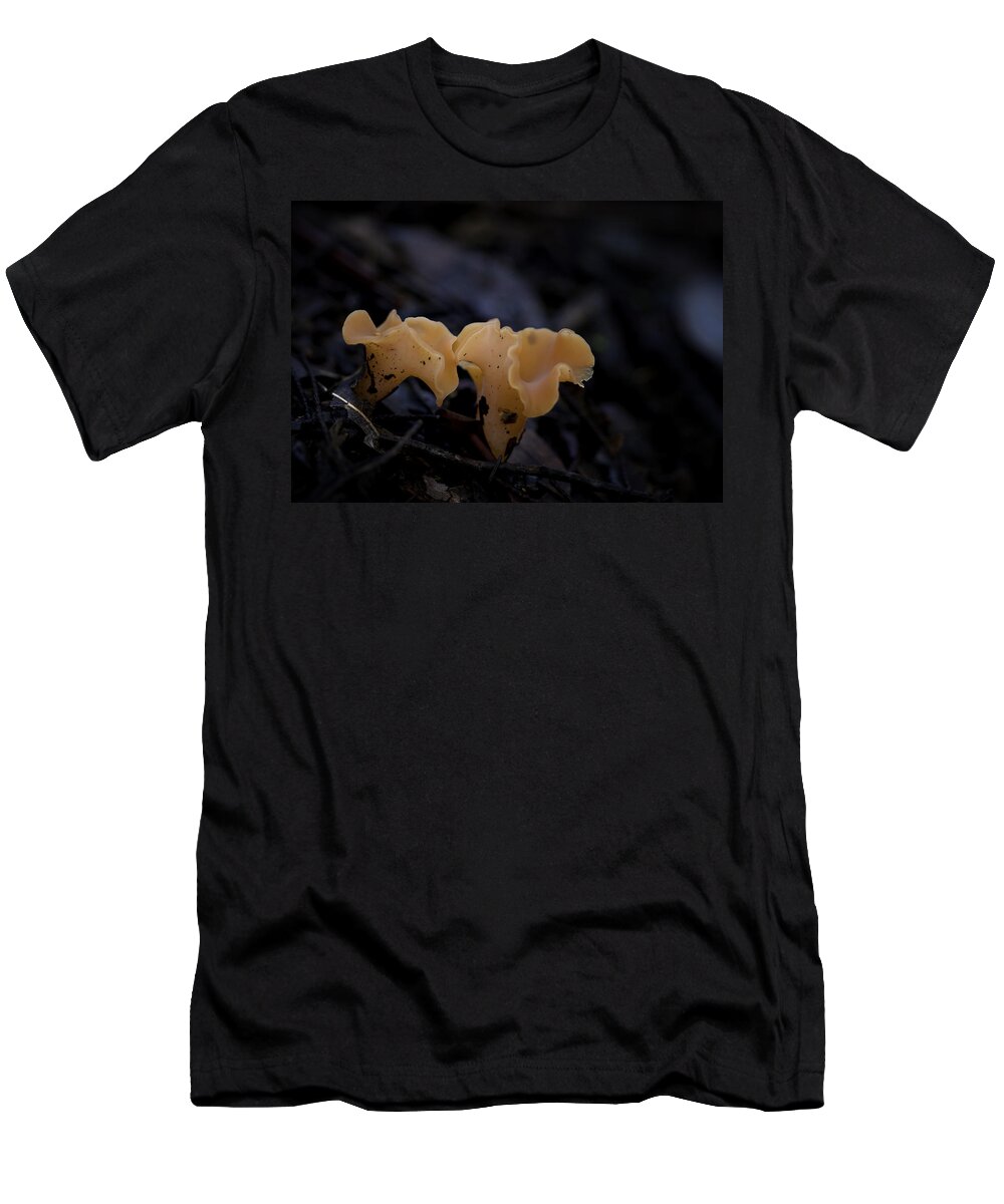 Mushroom T-Shirt featuring the photograph Orange Peel by Betty Depee