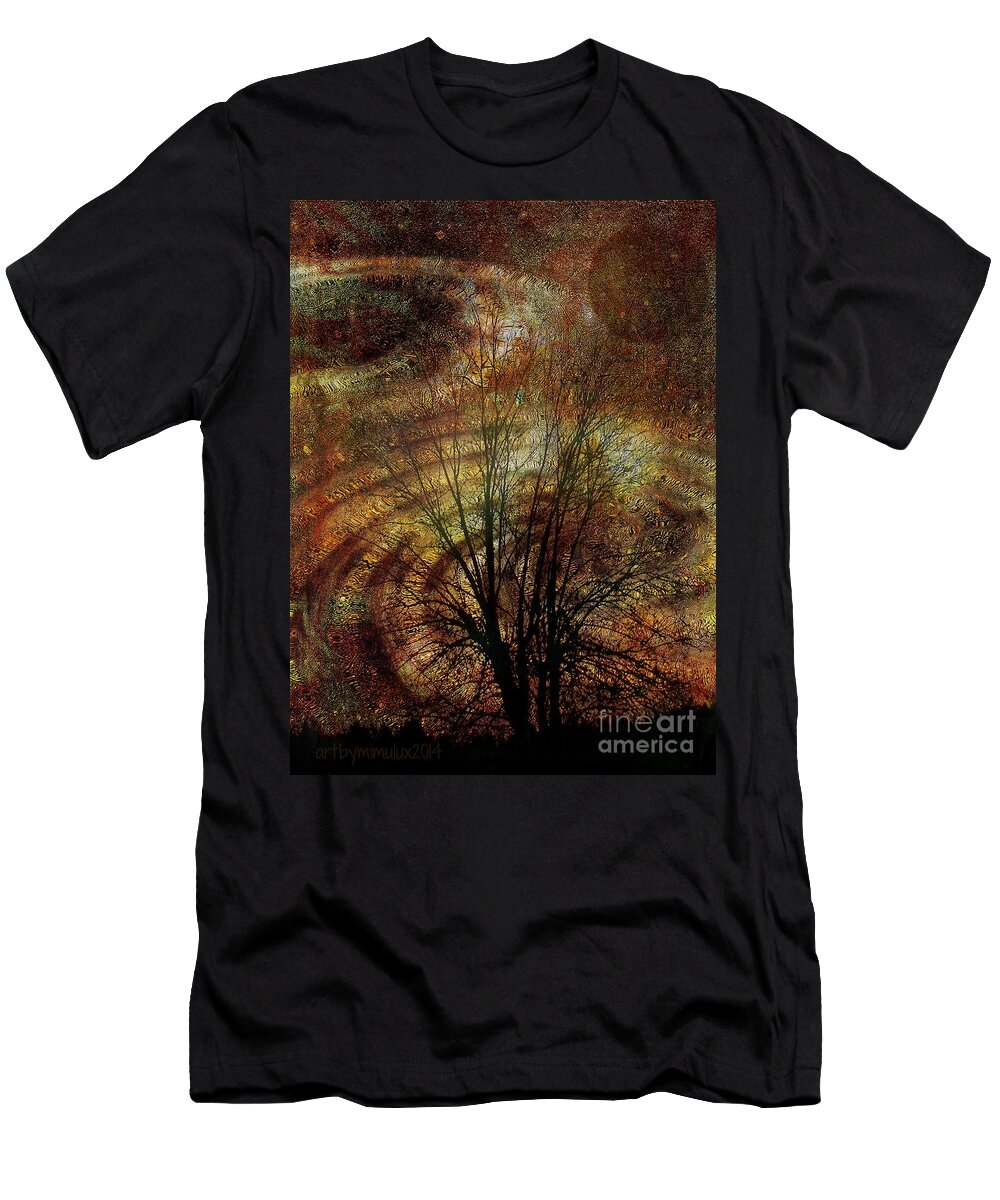 Otherworld T-Shirt featuring the digital art Otherworld by Mimulux Patricia No