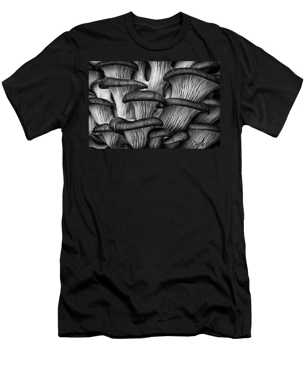 Fungus T-Shirt featuring the photograph Oyster Mushrooms by Robert Woodward