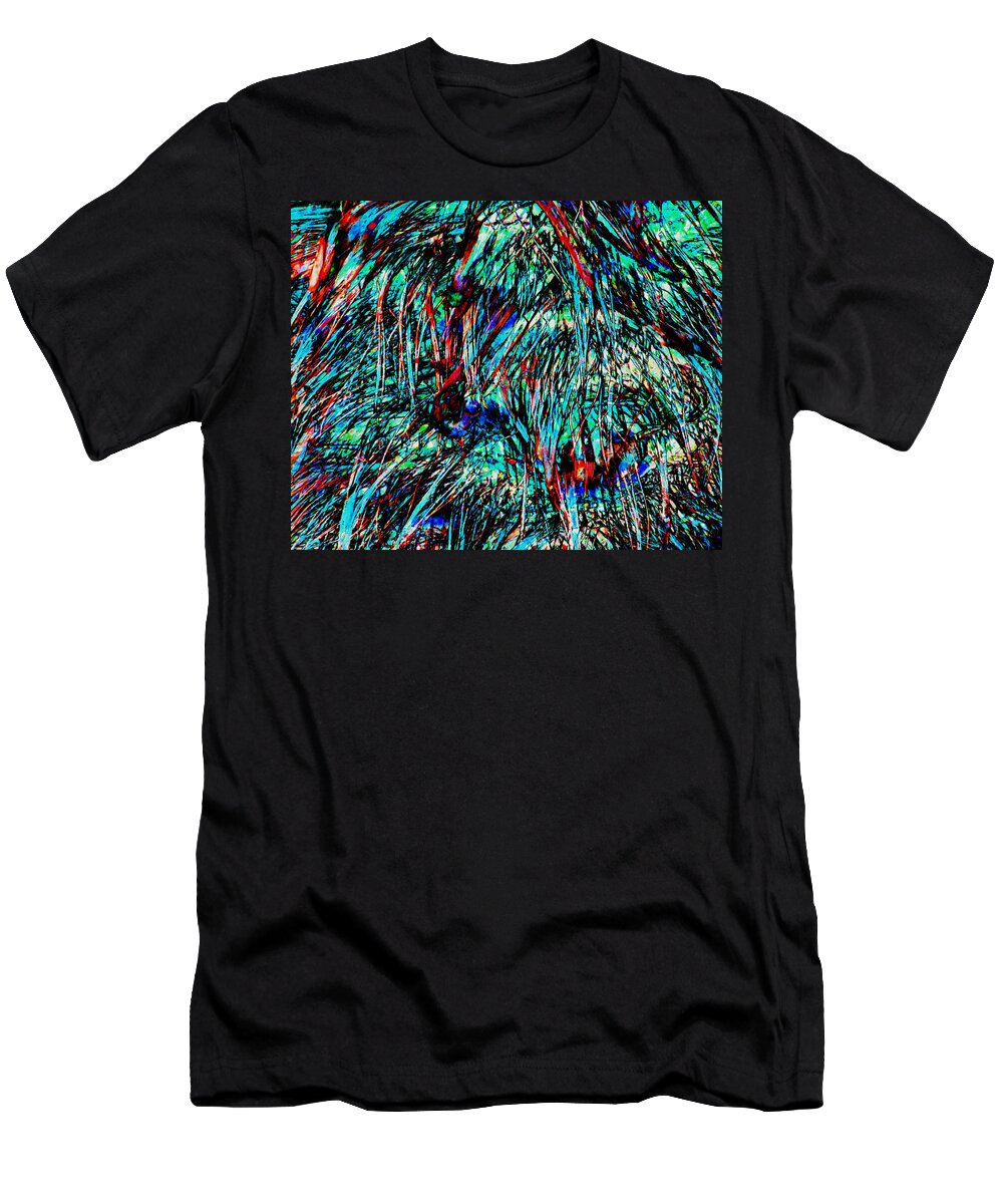 Palm Tree T-Shirt featuring the photograph Palm to Plumage by Stephanie Grant