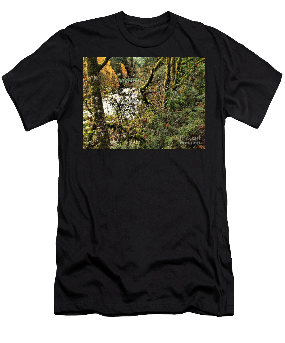 Bridge T-Shirt featuring the photograph Passage by Parrish Todd