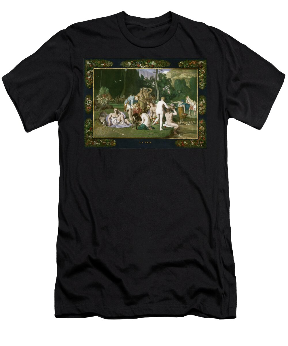Pierre Puvis De Chavannes T-Shirt featuring the painting Peace by Pierre Puvis de Chavannes