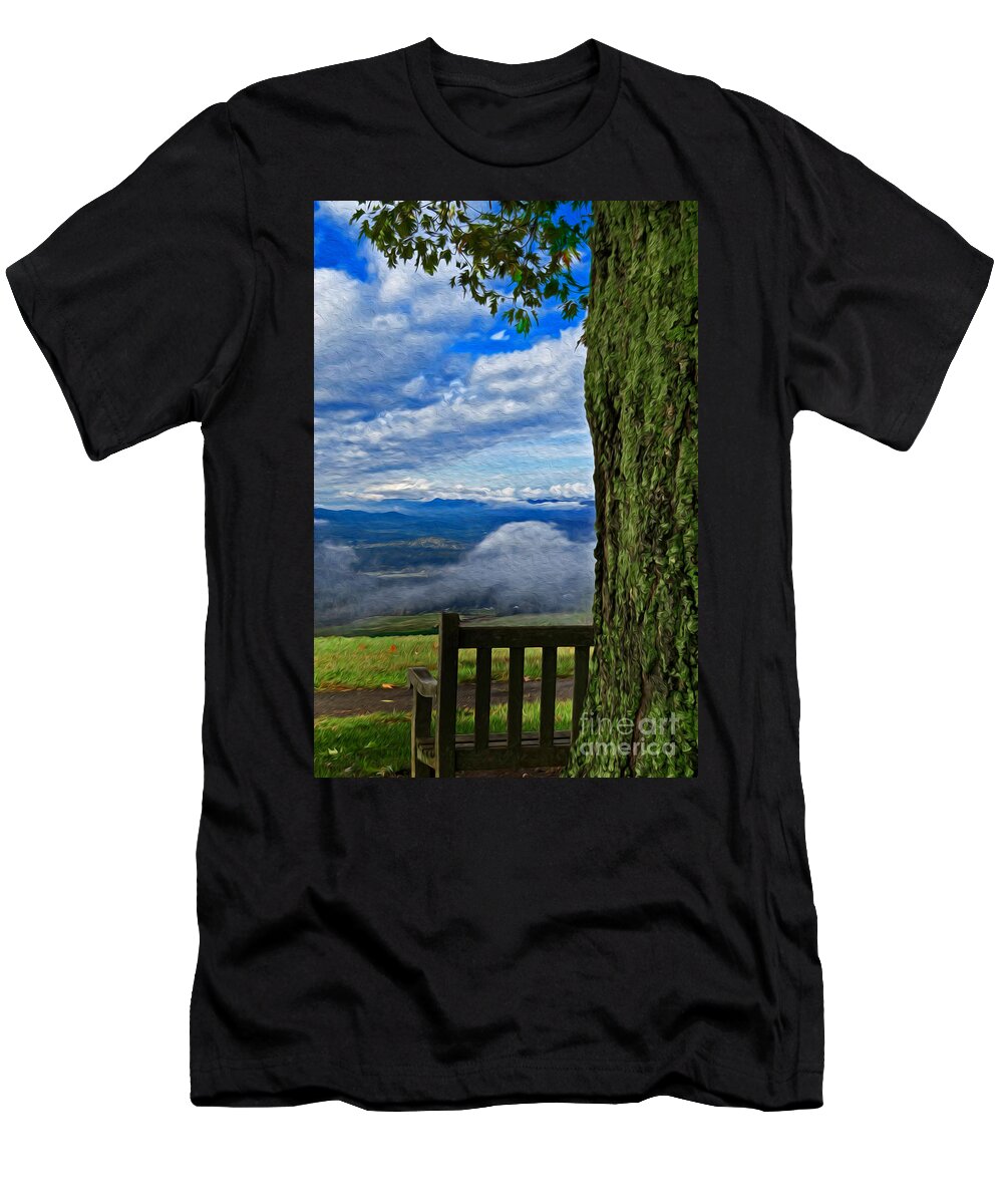 Autumn T-Shirt featuring the photograph Perfect Spot by Dawn Gari