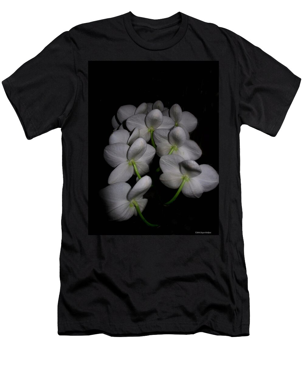 Phalaenopsis T-Shirt featuring the photograph Phalaenopsis Backs by Joyce Dickens